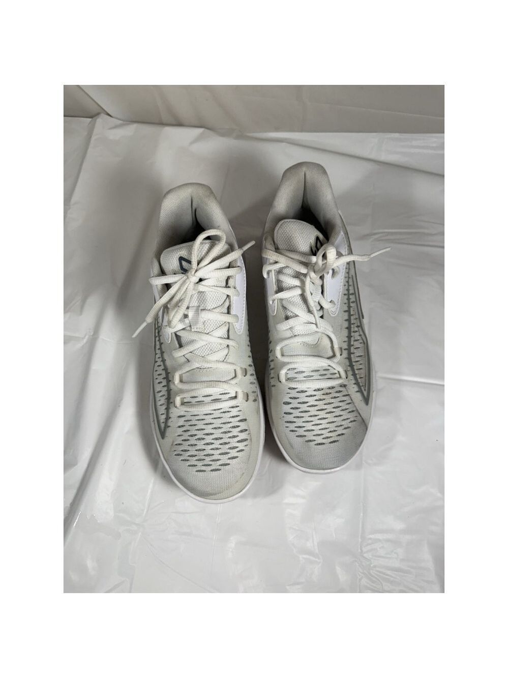 PUMA Stewie 1 Team Womens Basketball Shoes Quarry Grey White 378262-04 Size 8.5